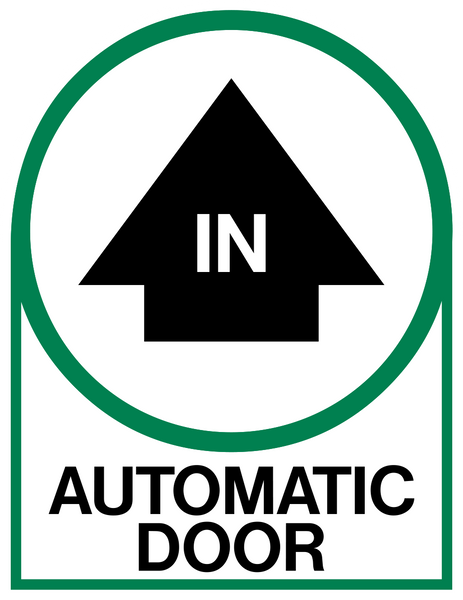 IN Automatic Door | Western Safety Sign