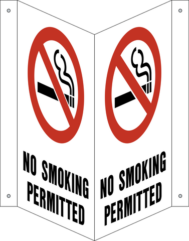No Smoking Permitted - V-Shape