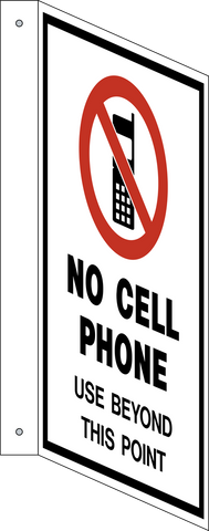 No Cell Phone - L-Shape