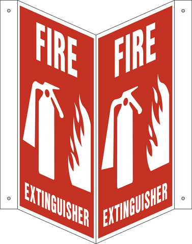 Fire Extinguisher - Pictogram V-Shape