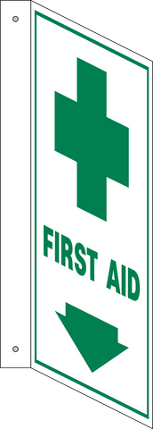 First Aid - Arrow Down L-Shape