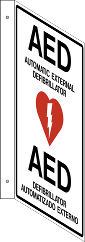 AED - L Shape Bilingual Spanish