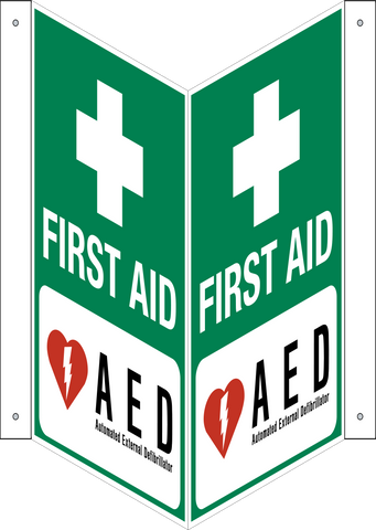 AED/First Aid Combo V-Shape