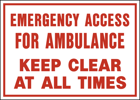 Emergency Access for Ambulance