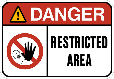 Danger - Restricted Area