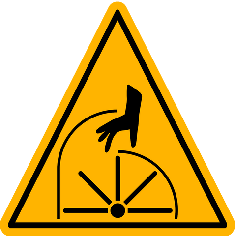 Caution - Pinch Point A
