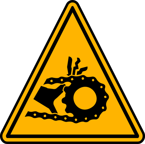 Caution - Chain Moving