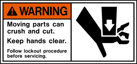 Warning - Crush Hazard