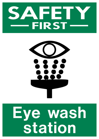 Eye Wash Station - Safety First-B