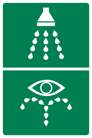 Emergency Shower/Eye Wash Symbols-A