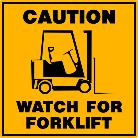 Floor Decal - Forklift