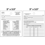 Fire Extinguisher Inspection Tag