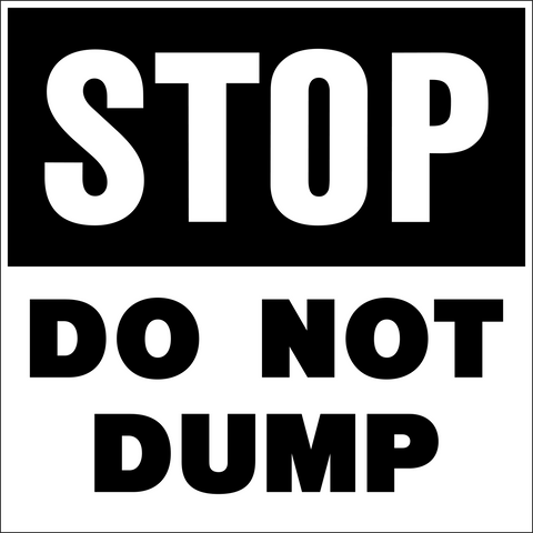 Do Not Dump