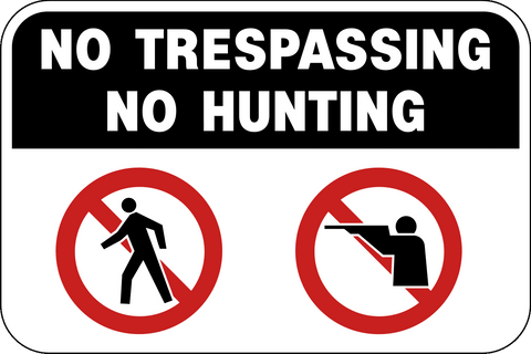 No Trespassing or Hunting