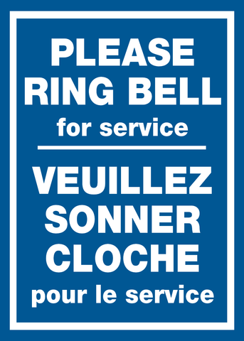 Bell for Service Bilingual