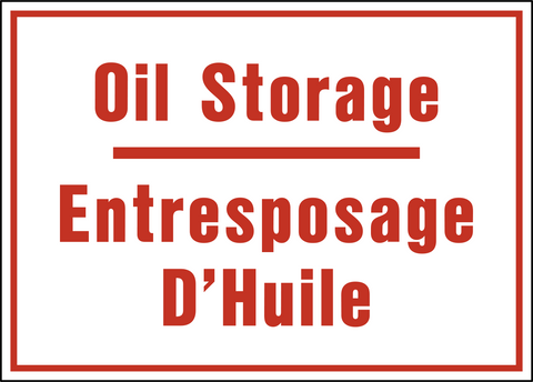 Oil Storage Bilingual