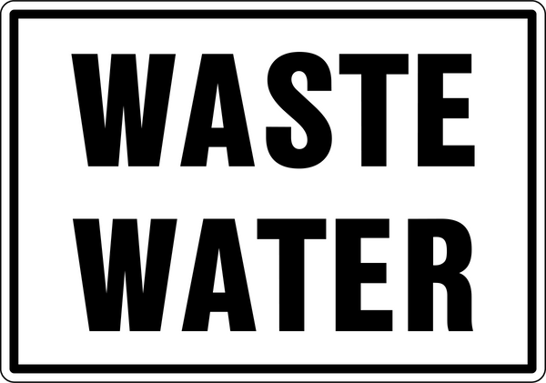 Waste Water | Western Safety Sign