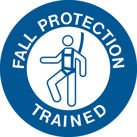Fall Protection Trained | Western Safety Sign
