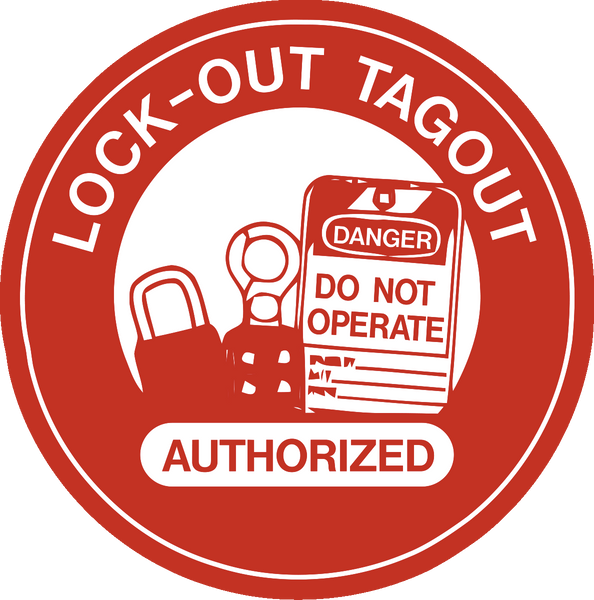 Lockout Tag out Authorized | Western Safety Sign