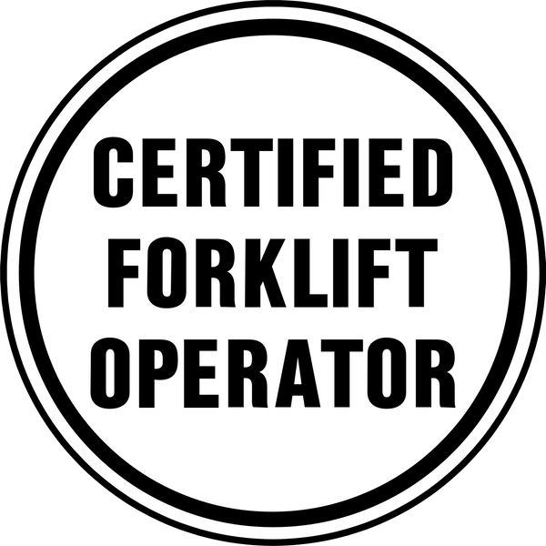 Operator Training Sign Forklift Operator | Western Safety Sign