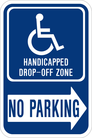 Handicapped Drop-Off Zone