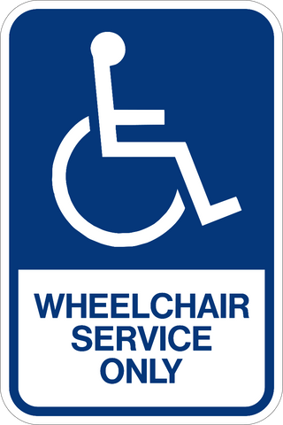 Handicap Reserved Wheelchair Service