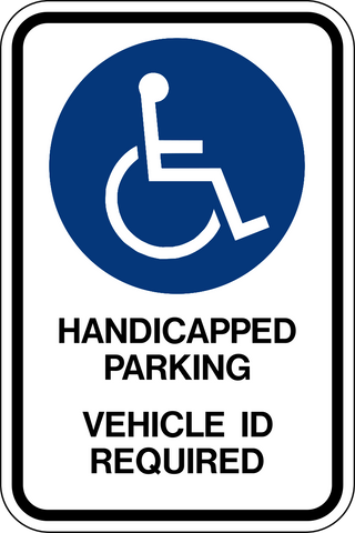Handicap Reserved Permit Required