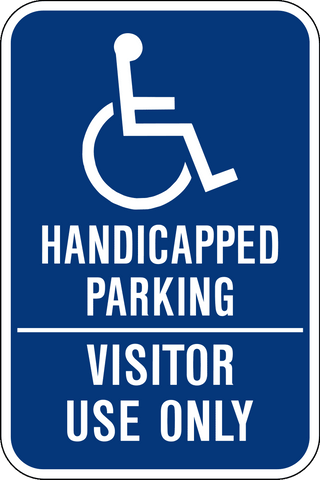 Handicapped Parking Visitor Use Only