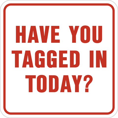 Tag In Lock Out Sign