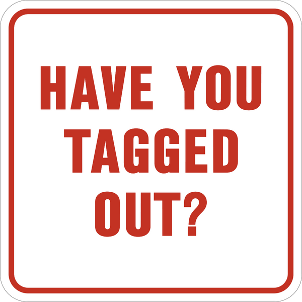 Tag Out | Western Safety Sign