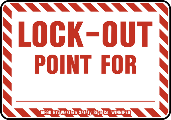 Lockout Point | Western Safety Sign