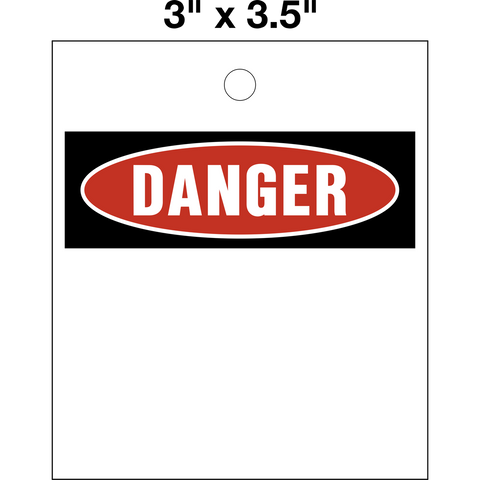 Danger Blank Lock Out Tag | Western Safety Sign