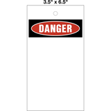 Danger Blank Tag
