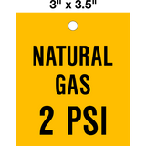 Caution Natural Gas