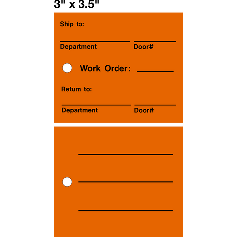 Back Order Tags Work Order Lock Out Tag | Western Safety Sign