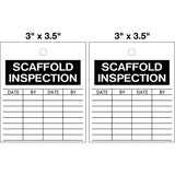 Scaffold Inspection Lock Out Tag