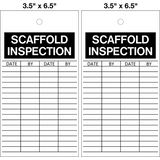 Scaffold Inspection Lock Out Tag