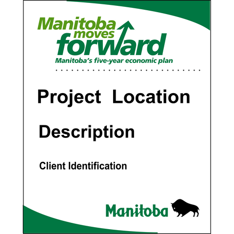 Add Project Sign Custom Project Site Signs | Western Safety Sign