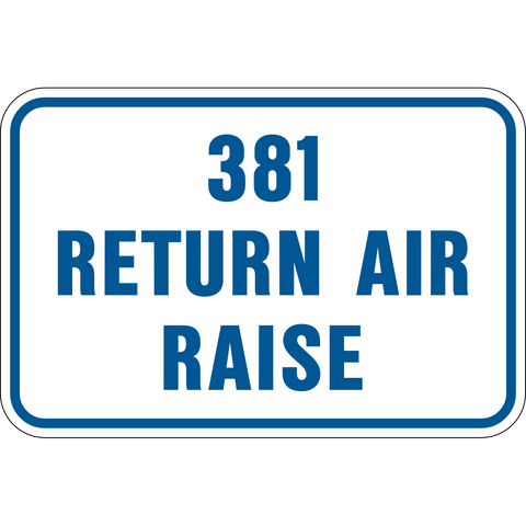 Air Raise Return level number