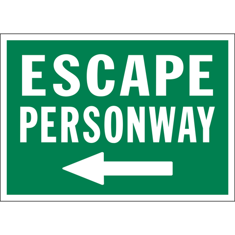 Escape Personway Arrow Left