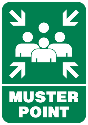 Muster Point Assembly Sign | Western Safety Sign