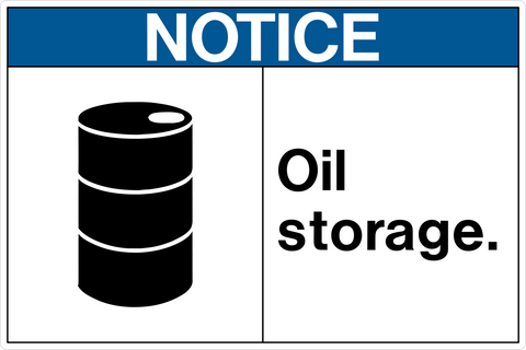 Notice - Oil Storage