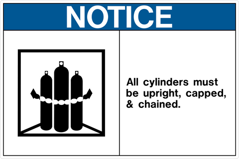Notice - Cylinders