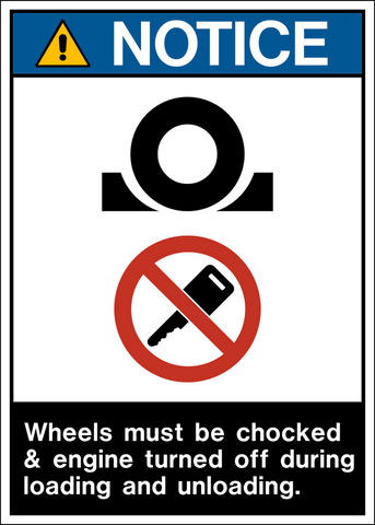 Notice - Chock Wheels