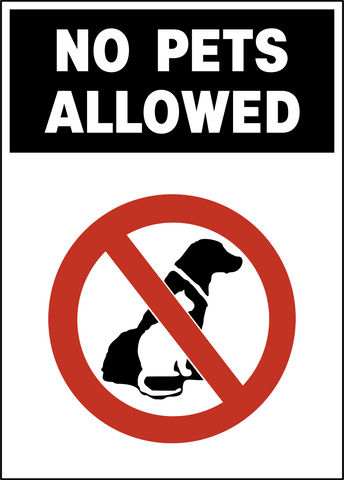 No Pets Allowed