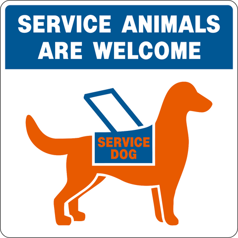 Service Animals Welcome
