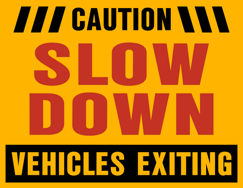 Speed Limit Vehicles Exiting