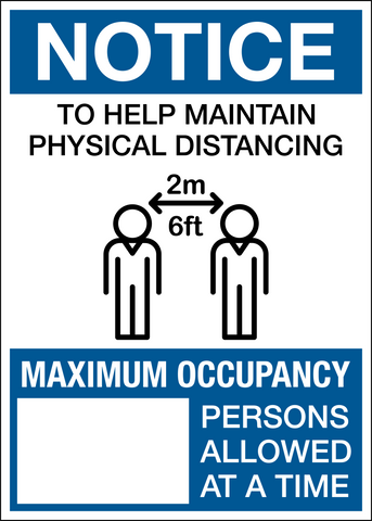 Physical Distance Max Occupancy