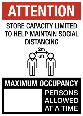 Physical Distance Max Occupancy