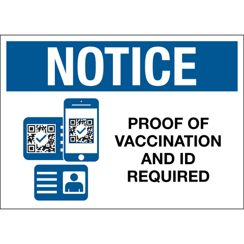 Proof of Vaccination and ID